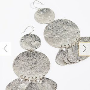 Serefina shimmer coin earring